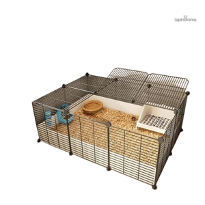 Clapier-enclos pour lapin, espace sécurisé et confortable