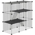 Clapier Lapin modulable avec 9 cases pour petits animaux