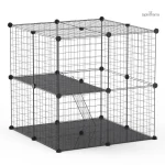 Clapier Lapin 2 étages pour un habitat confortable