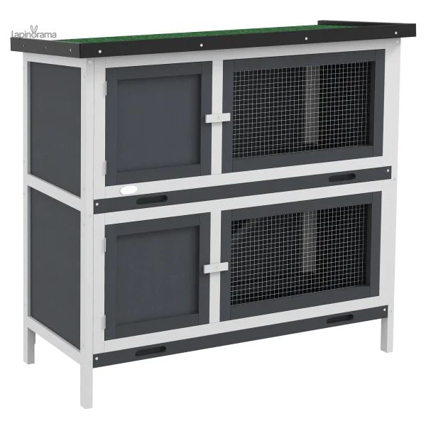 clapier-lapin-double-1 Clapier Lapin Double Extérieur pour un espace de vie confortable