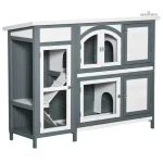 Clapier Lapin extérieur XXL pour un espace de vie confortable