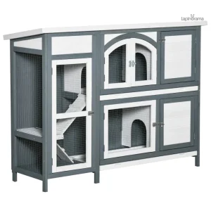 Clapier Lapin extérieur XXL pour un espace de vie confortable
