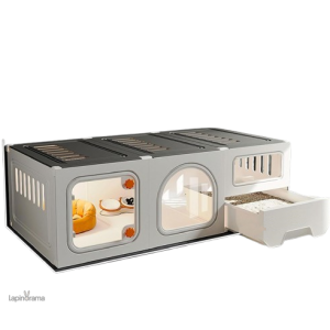 Clapier Lapin Grand Lodge pour un habitat spacieux et confortable