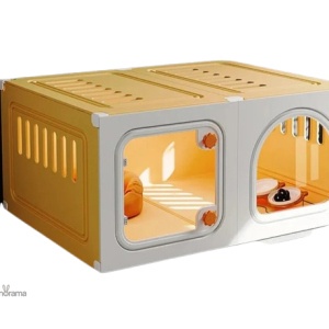 Clapier Lapin Hiver avec verrou sécurisé