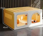 Espace confortable pour lapins, protection contre le froid
