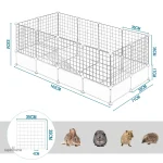 Clapier pour lapin, espace sécurisé et confortable