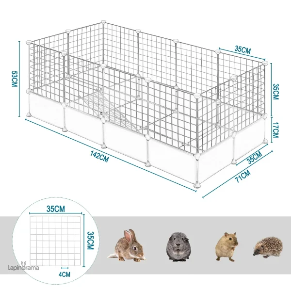 Clapier pour lapin, espace sécurisé et confortable