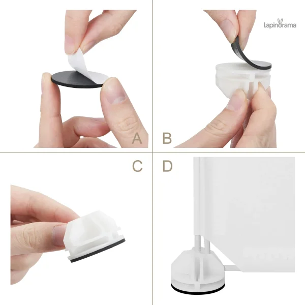 Clapier pratique pour lapins, design artisanal