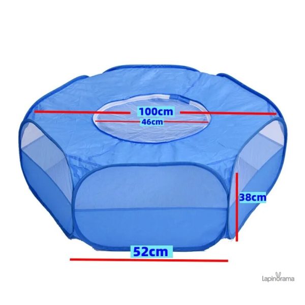 Clapier extérieur pour lapins, design pratique et accessible