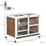 Clapier pour petits animaux en bois