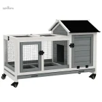 Clapier pour lapin nain, espace sécurisé et confortable