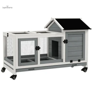 Clapier pour lapin nain, espace sécurisé et confortable