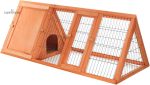 Clapier Lapin Triangle pour un habitat sécurisé et confortable