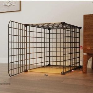 Clapier à plusieurs niveaux pour lapins, design pratique