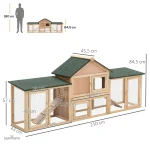 Habitat extérieur pour lapins de grande taille