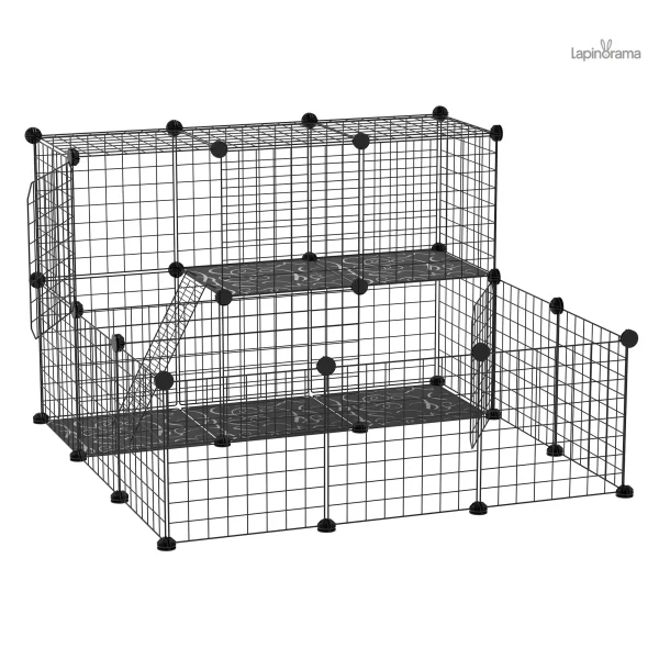 clapier-pour-lapin-geant-1 Clapier géant pour lapins, espace de vie confortable
