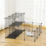 Clapier pour lapin, design spacieux et sécurisé