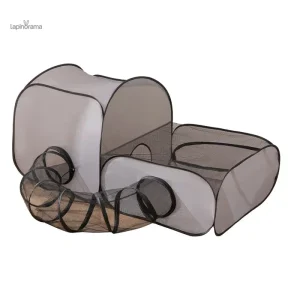 Clapier Lapin Tunnel pour un habitat adapté