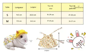 Manteau pour lapin, protection contre le froid