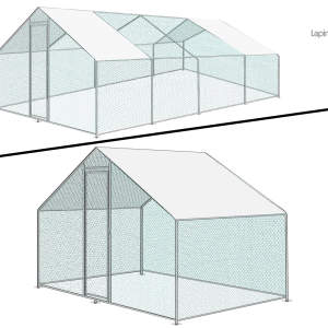 Enclos Lapin XXL pour un espace de vie confortable