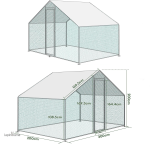 Espace de vie optimal pour lapins en plein air