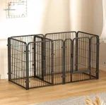 Espace de jeu pour lapins à l'intérieur