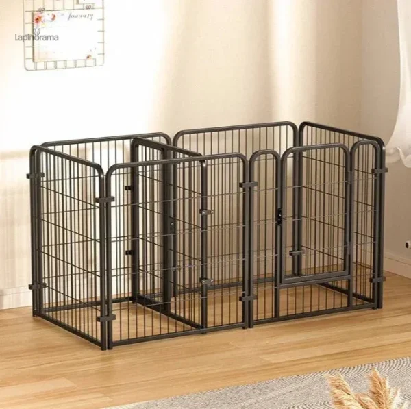 Espace de jeu pour lapins à l'intérieur