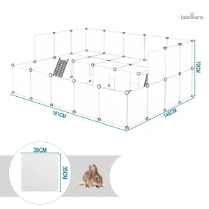 Enclos flexible pour lapins