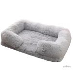 Fauteuil Lapin en velours doux pour enfants
