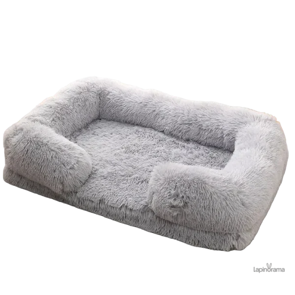 Fauteuil Lapin en velours doux pour enfants