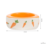 Mangeoire pour lapin, design pratique et fonctionnel