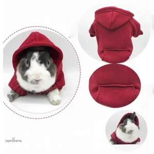 Manteau confortable pour lapin en taille ajustée
