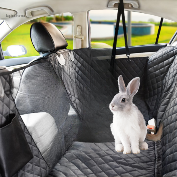 Housse de protection pour siège voiture, motif lapin