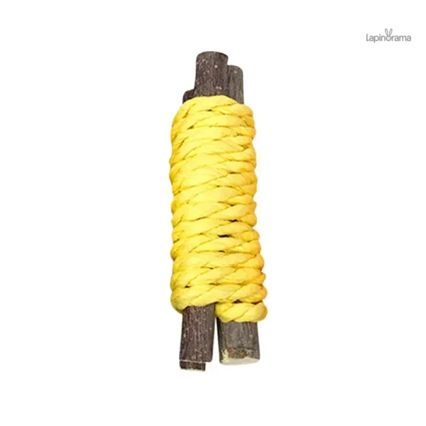 Jouet en bois pour rongeurs, parfait pour mordre et explorer