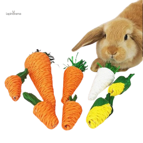 jouet-lapin-belier-1 Jouet pour lapin bélier en bois coloré