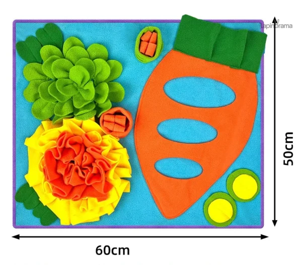 Accessoire créatif pour divertir les lapins à la maison
