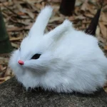 Représentation fidèle d'un lapin miniature, design soigné