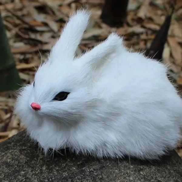 Représentation fidèle d'un lapin miniature, design soigné