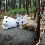 Miniature de lapin réaliste, ajout charmant à toute décoration