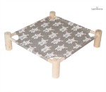 Lit en bois style lapin pour enfants, design ludique