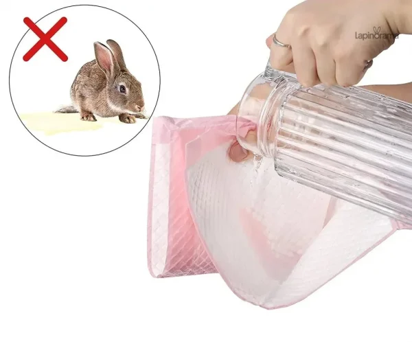 Litière douce et naturelle pour lapins