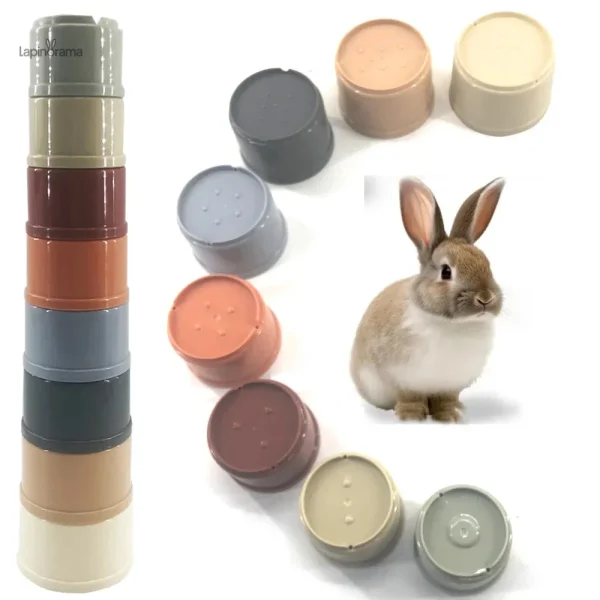 Accessoires ludiques pour le bien-être des lapins