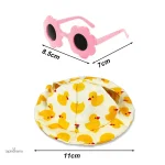 Accessoire lapin : lunettes soleil colorées