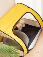 Niche intérieure pour le bien-être des lapins