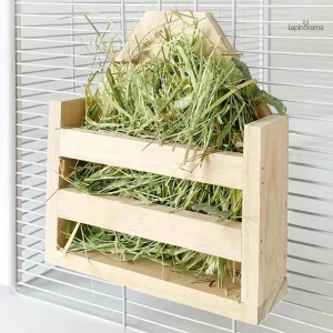 Accessoire en bois pour lapins