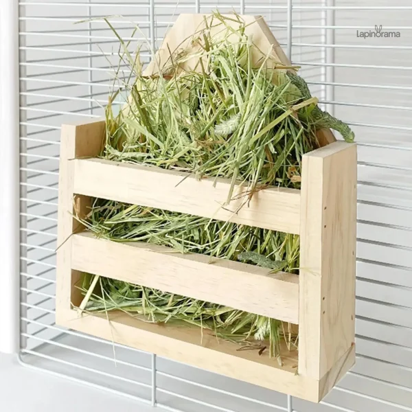 Accessoire en bois pour lapins