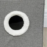 Niche pour lapin en forme de cabane, design accueillant