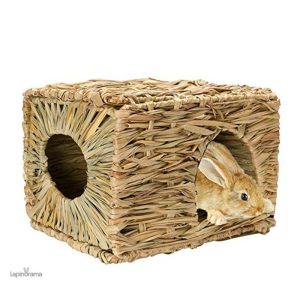 Niche en bois pour lapin