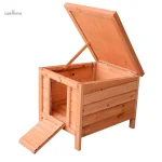 Niche lapin extérieure, design adapté pour le bien-être