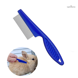 Peigne anti puces pour le soin des lapins